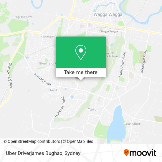 Uber Driverjames Bughao map