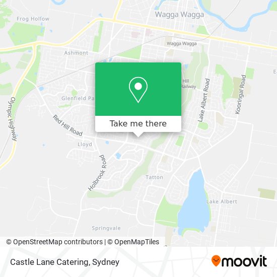 Castle Lane Catering map