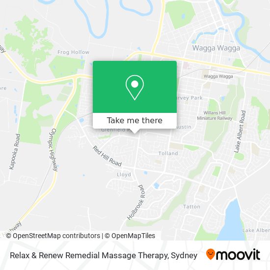 Relax & Renew Remedial Massage Therapy map