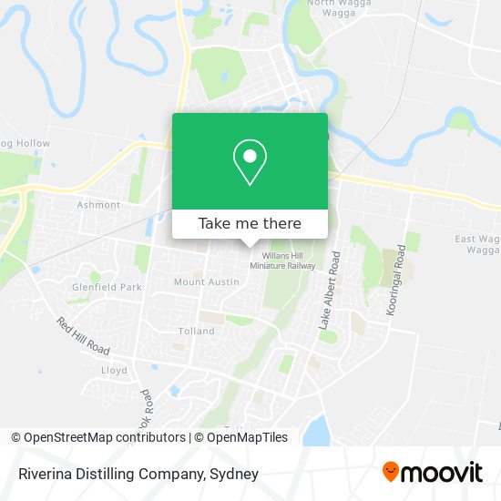 Riverina Distilling Company map