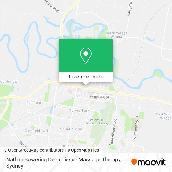 Nathan Bowering Deep Tissue Massage Therapy map
