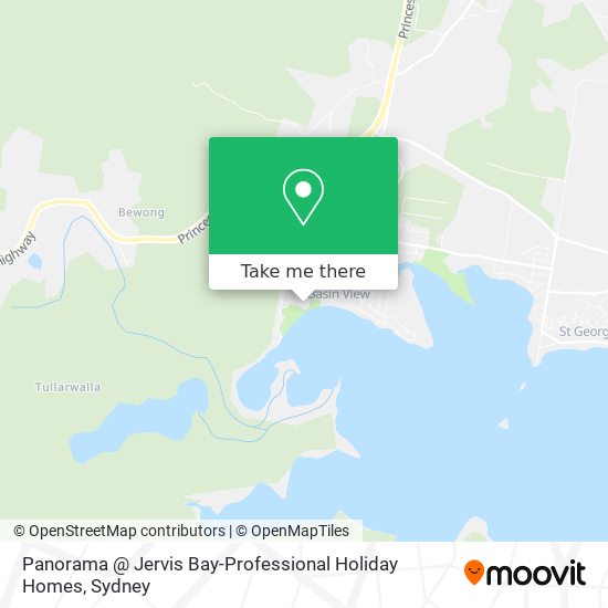 Panorama @ Jervis Bay-Professional Holiday Homes map