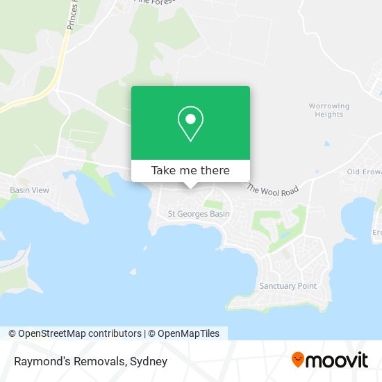 Raymond's Removals map