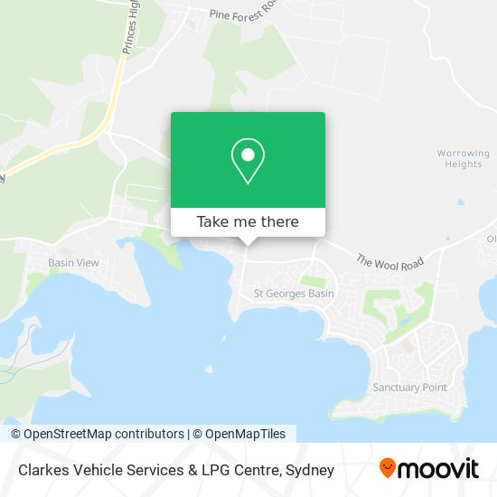 Mapa Clarkes Vehicle Services & LPG Centre