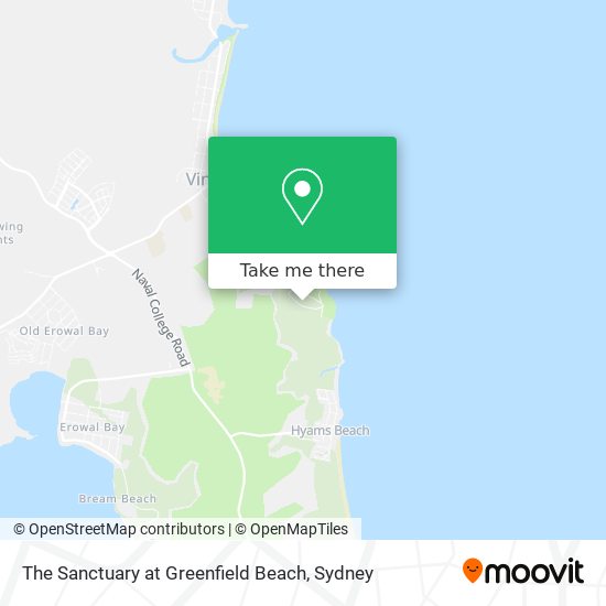 The Sanctuary at Greenfield Beach map