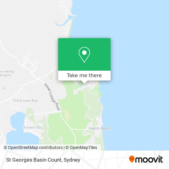 St Georges Basin Count map