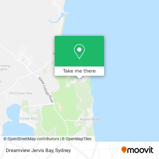 Dreamview Jervis Bay map