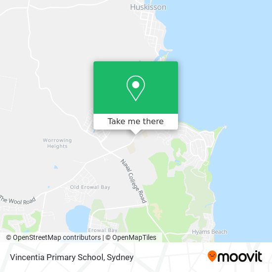 Vincentia Primary School map