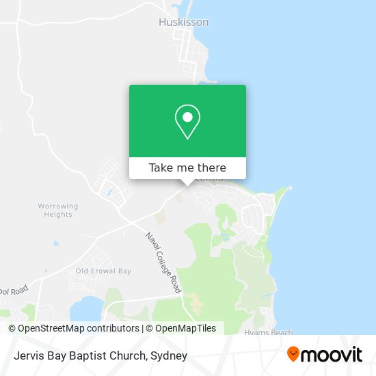 Jervis Bay Baptist Church map