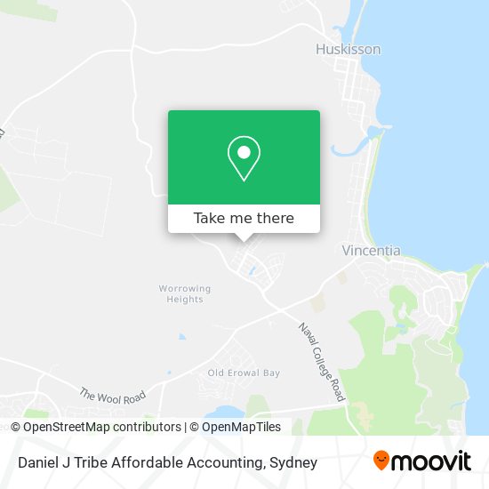 Daniel J Tribe Affordable Accounting map
