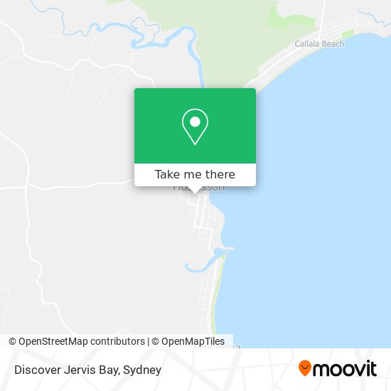 Discover Jervis Bay map