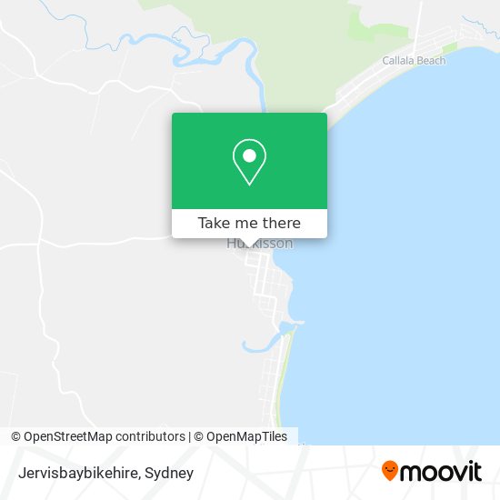 Jervisbaybikehire map