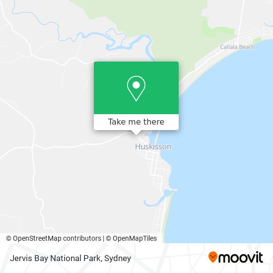 Jervis Bay National Park map