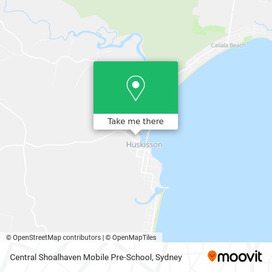 Central Shoalhaven Mobile Pre-School map