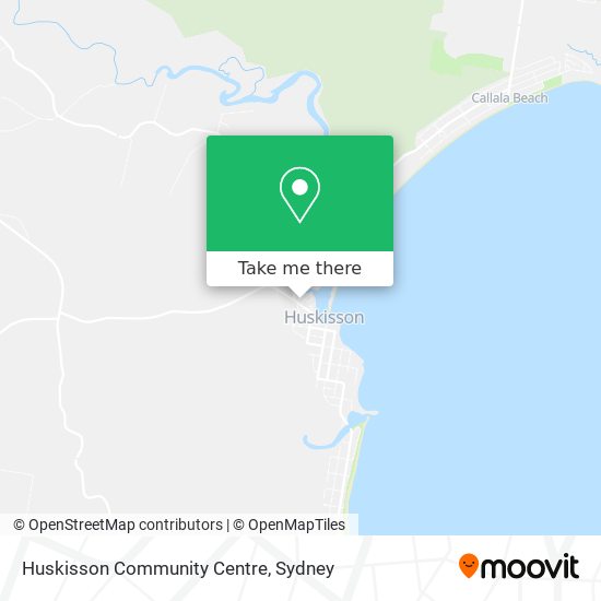 Huskisson Community Centre map