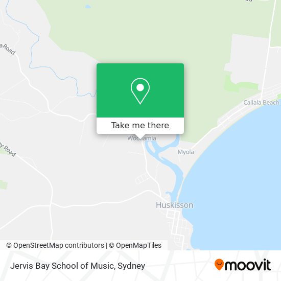 Jervis Bay School of Music map