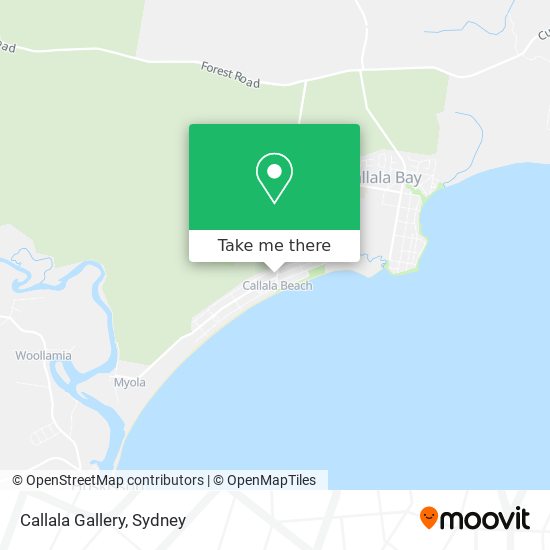 Callala Gallery map