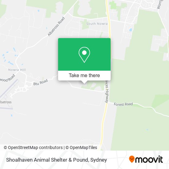 Shoalhaven Animal Shelter & Pound map