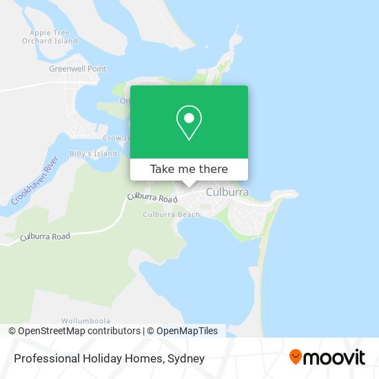 Professional Holiday Homes map