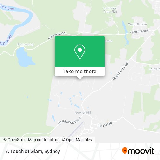 A Touch of Glam map