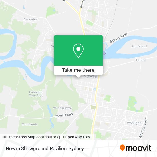 Nowra Showground Pavilion map