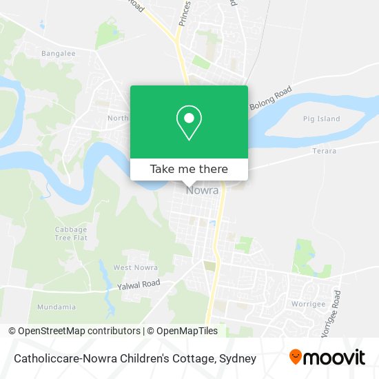 Catholiccare-Nowra Children's Cottage map