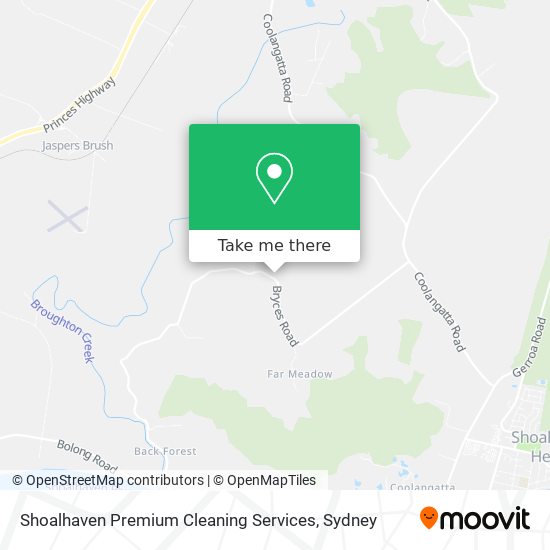 Mapa Shoalhaven Premium Cleaning Services