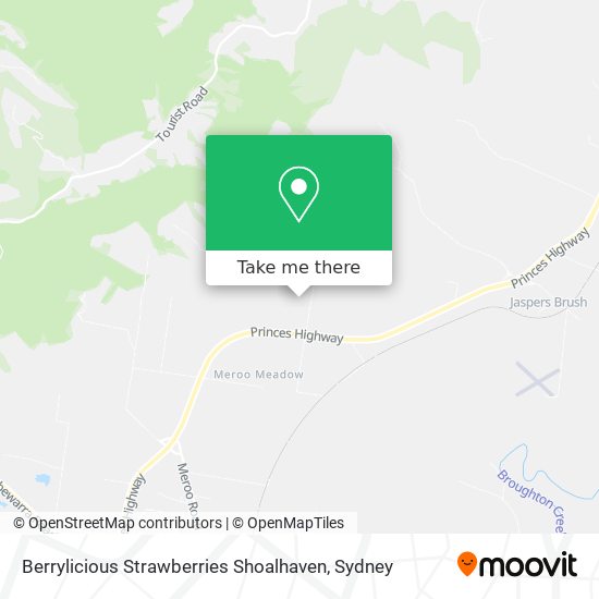 Berrylicious Strawberries Shoalhaven map