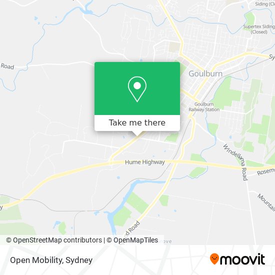 Open Mobility map