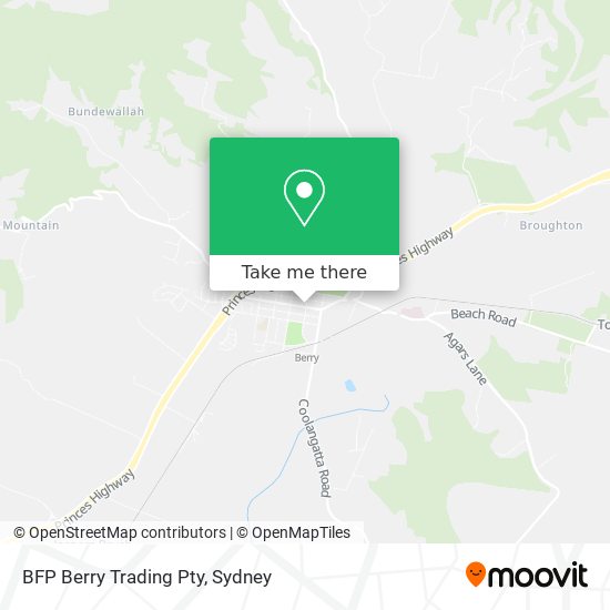 BFP Berry Trading Pty map