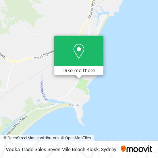 Vodka Trade Sales Seven Mile Beach Kiosk map