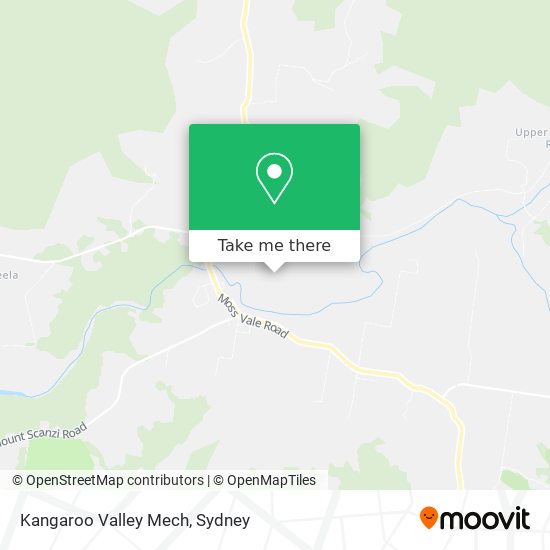 Kangaroo Valley Mech map