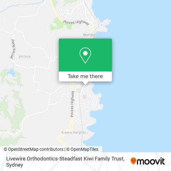 Livewire Orthodontics-Steadfast Kiwi Family Trust map