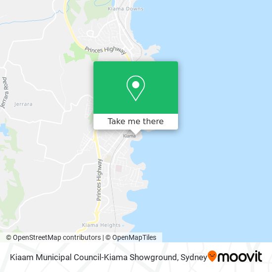 Kiaam Municipal Council-Kiama Showground map