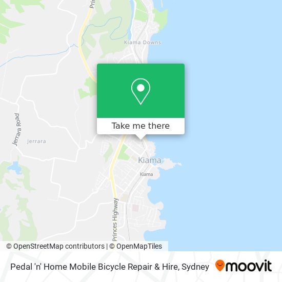 Pedal 'n' Home Mobile Bicycle Repair & Hire map