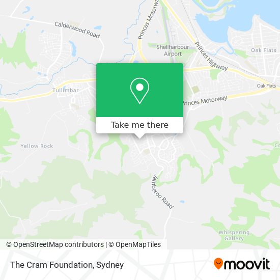 Mapa The Cram Foundation