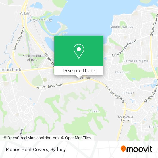 Richos Boat Covers map