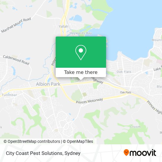 City Coast Pest Solutions map