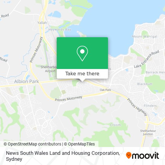 News South Wales Land and Housing Corporation map