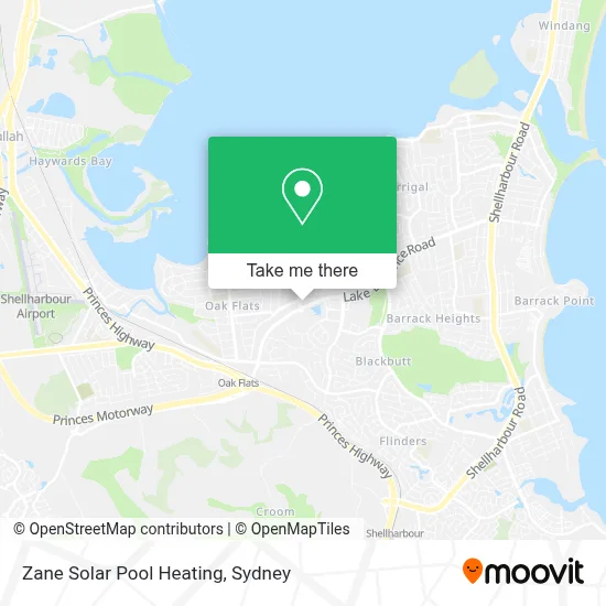 Mapa Zane Solar Pool Heating