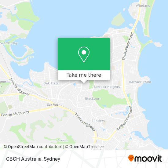 CBCH Australia map