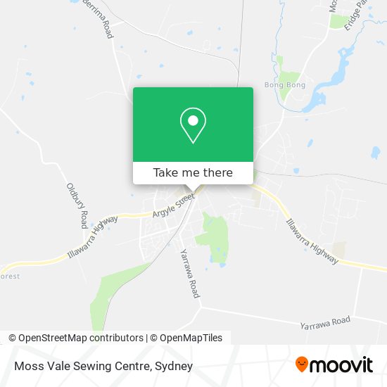 Moss Vale Sewing Centre map