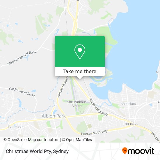 Christmas World Pty map