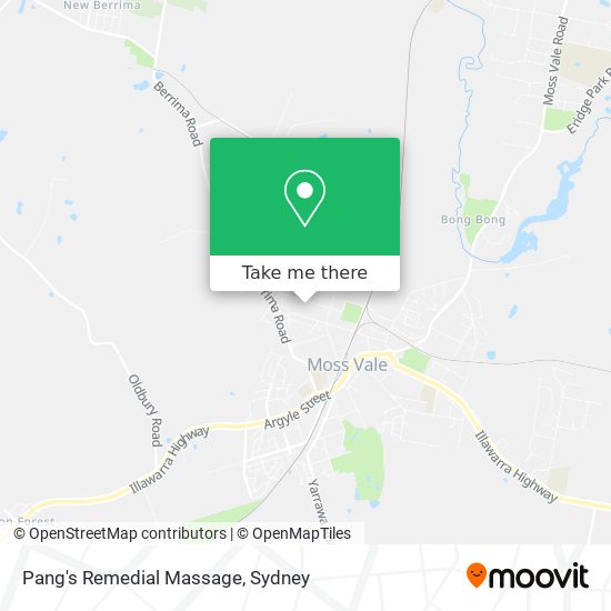 Pang's Remedial Massage map