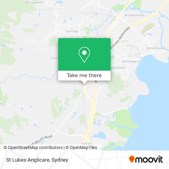 St Lukes-Anglicare map