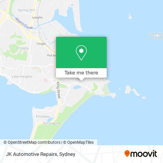 JK Automotive Repairs map