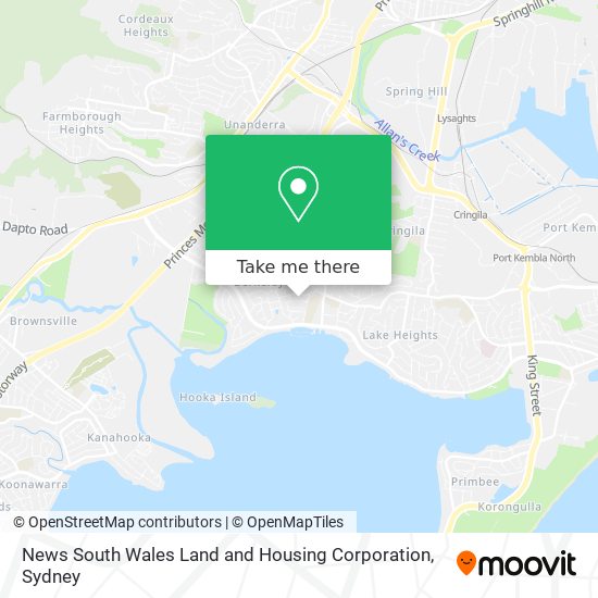 News South Wales Land and Housing Corporation map