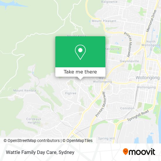 Wattle Family Day Care map
