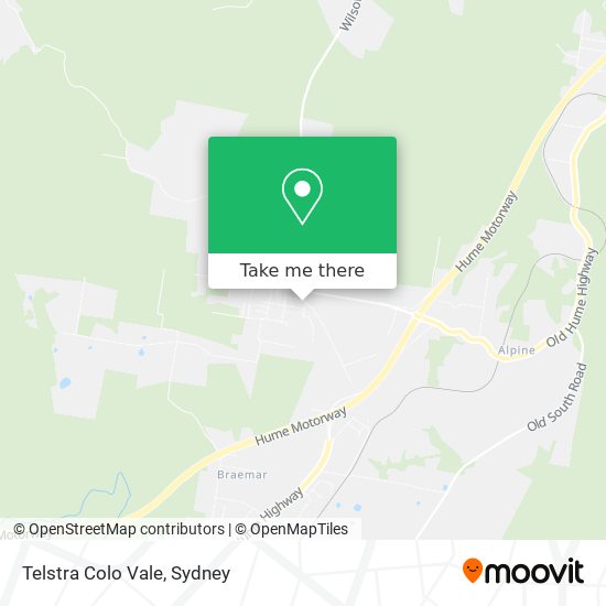 Mapa Telstra Colo Vale