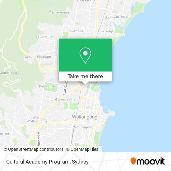 Cultural Academy Program map